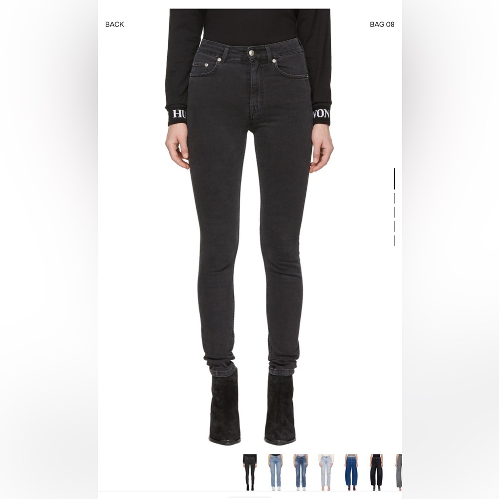 Won Hundred Black Marylin Skinny Jeans